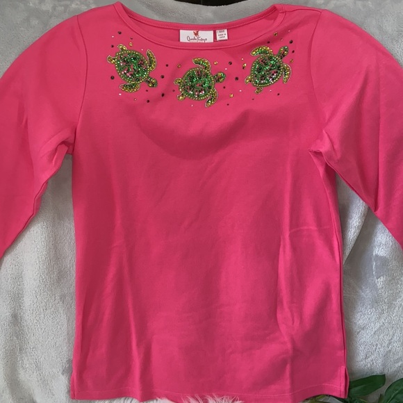 Quacker Factory 3/4 Sleeve Shirt with Turtle🐢🐢🐢 - Picture 4 of 16